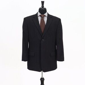 Pronto Uomo 44S Gray Solid 2-Button Wool Sport Coat Blazer Jacket G024